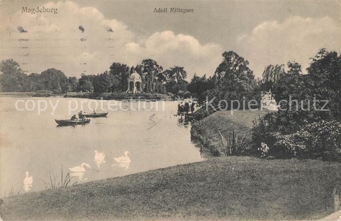 MAGDEBURG  CITY Adolf Mittagsee