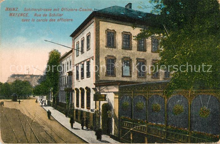 Mainz Rhein Schillerstrasse Offizierscasino