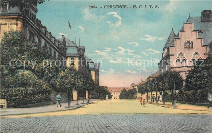 Coblence Coblenz Koblenz Stadtpanorama