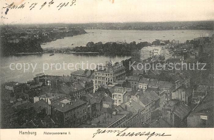 HAMBURG  CITY Alsterpanorama