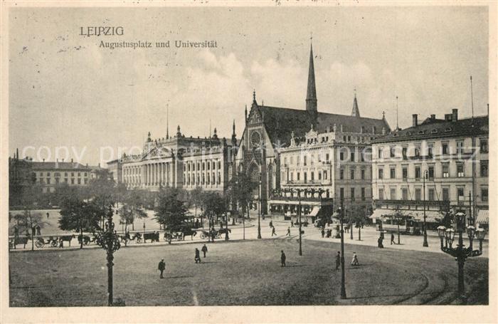 LEIPZIG Sachsen Augustusplatz Universitaet