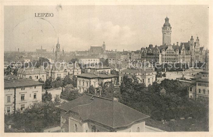 LEIPZIG Sachsen Stadtpanorama