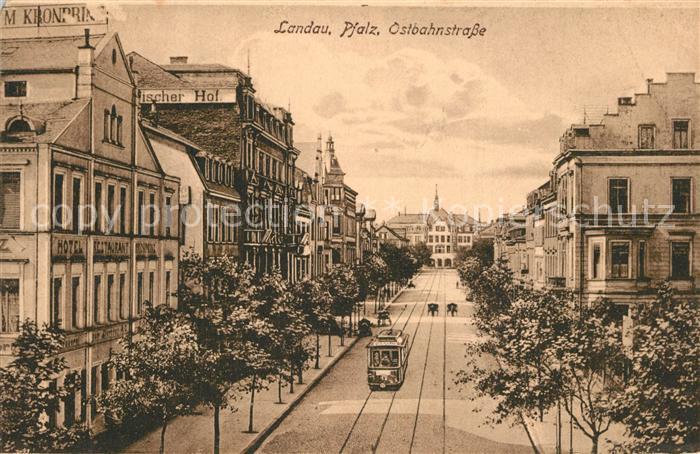 Landau Pfalz Ostbahnstrasse Kuenstlerkarte