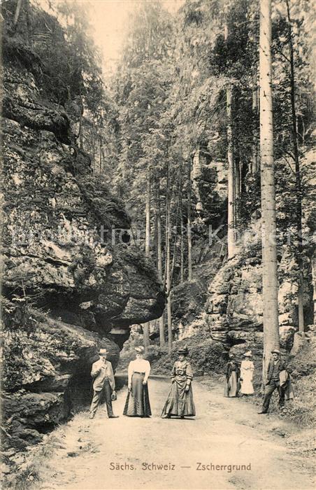 Saechsische Schweiz Zscherrgrund