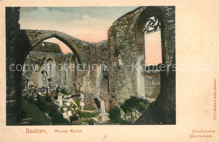 Bautzen Sachsen Nicolai Ruine