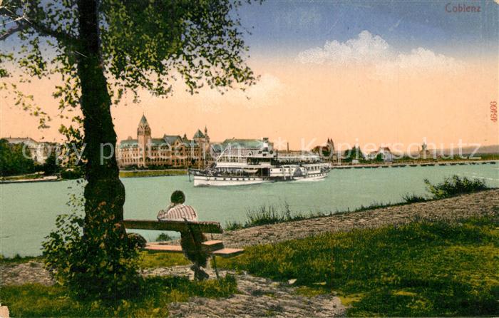 Coblence Coblenz Koblenz Stadtpanorama