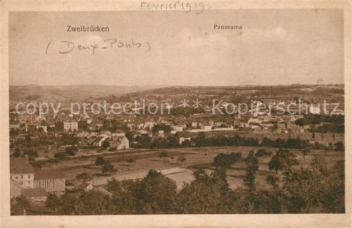 Zweibruecken Pfalz Panorama