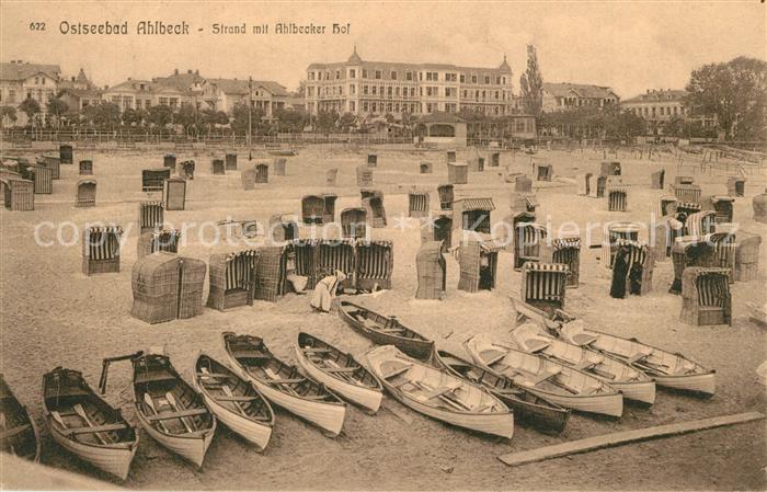 Ahlbeck Ostseebad Strand Ahlbecker Hof