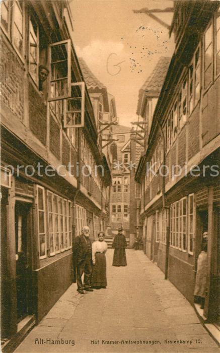 Alt Hamburg Hof Kramer Amtswohnungen Kraienkamp