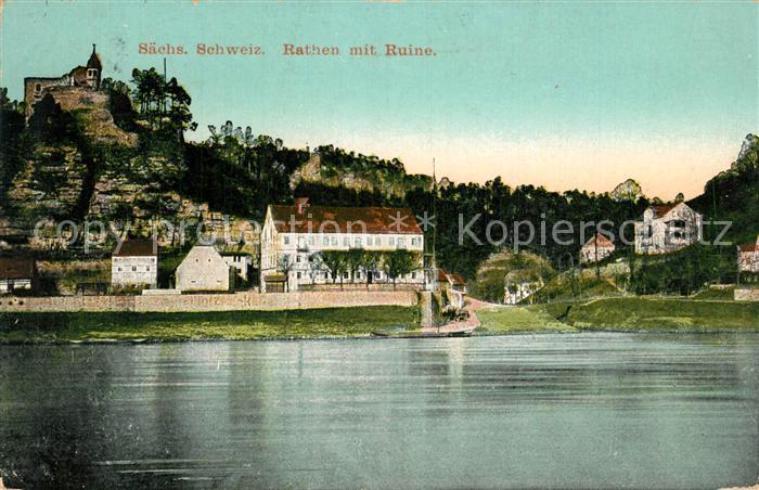 Rathen Saechsische Schweiz Ruine