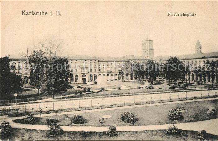 Karlsruhe Baden Friedrichsplatz