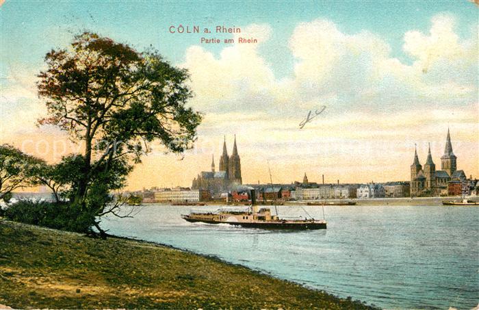 Coeln Rhein Rheinpartie