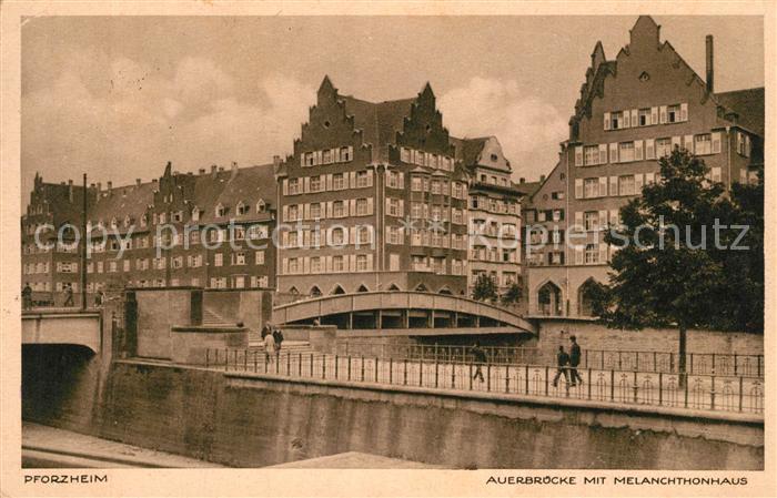 Pforzheim Auerbruecke Melanchthonhaus