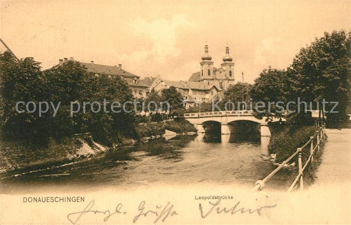 Donaueschingen BW Leopoldsbruecke