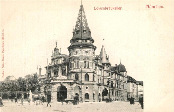Muenchen Bayern Loewenbraeukeller