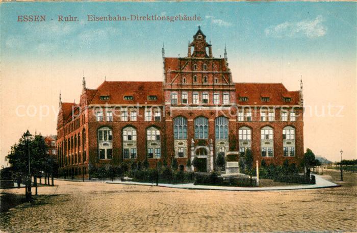 Essen Ruhr Eisenbahn Direktionsgebaeude