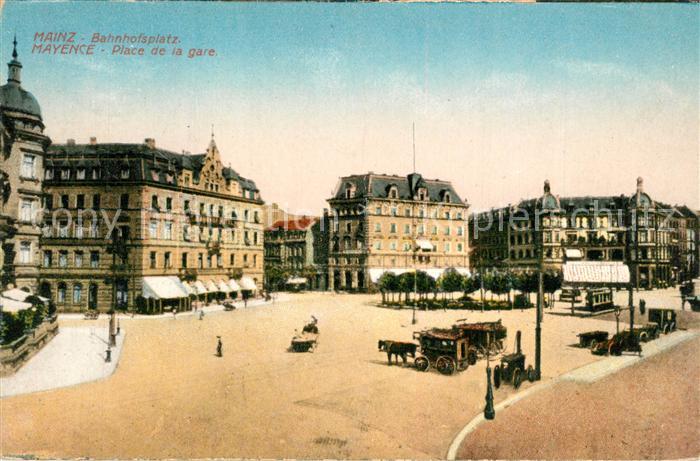 Mainz Rhein Bahnhofsplatz