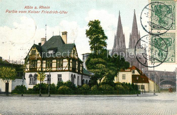 Koeln Rhein Kaiser Friedrich Ufer