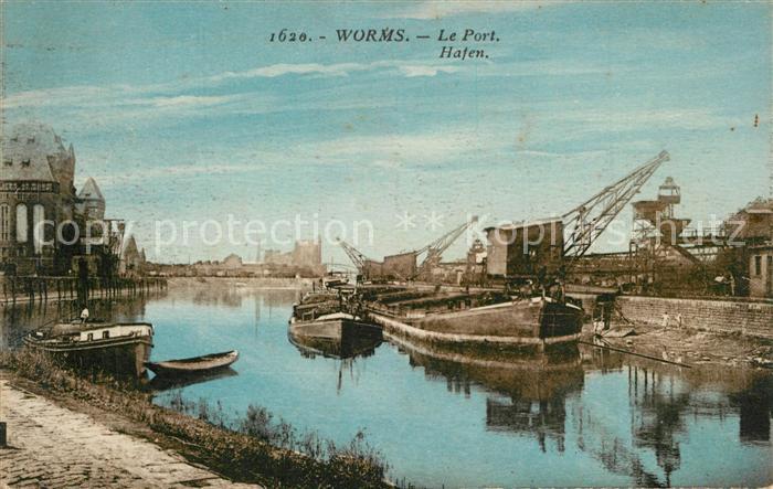Worms Rhein Hafen