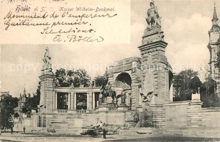 Halle Saale Kaiser Wilhelm Denkmal