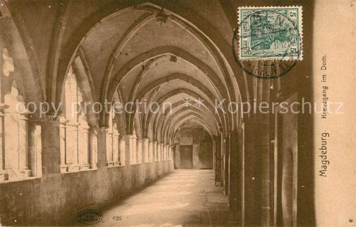 MAGDEBURG  CITY Kreuzgang Dom