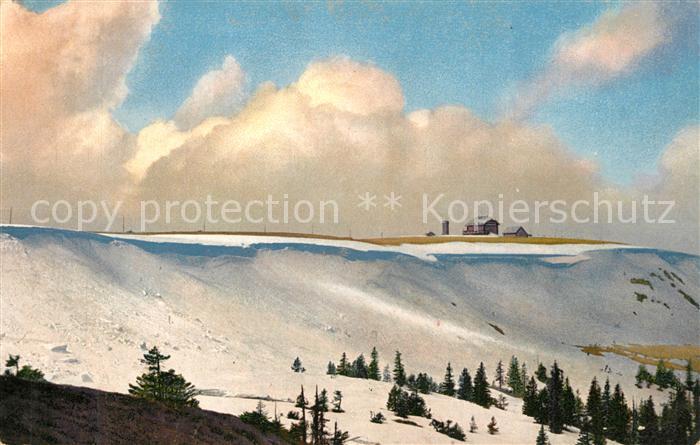 Feldberg Schwarzwald Feldberggipfel Winterlandschaft