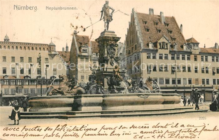 NueRNBERG  CITY Neptunbrunnen