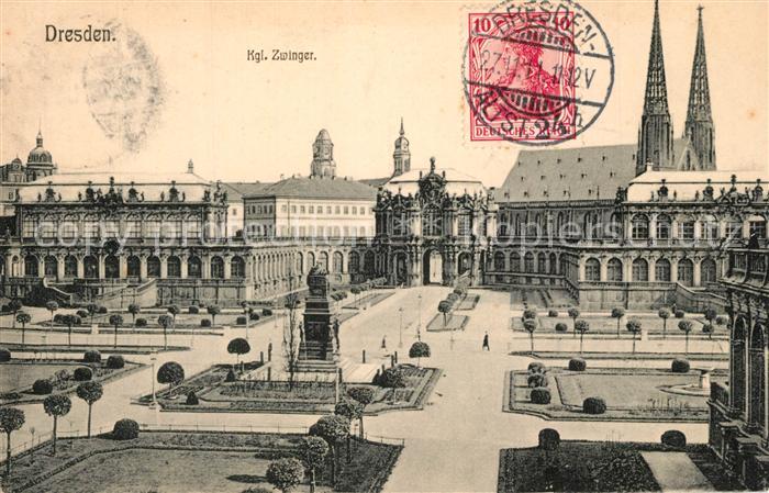 DRESDEN Elbe Koeniglicher Zwinger