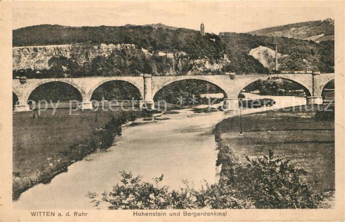 Witten Ruhr Hohenstein Bergerdenkmal