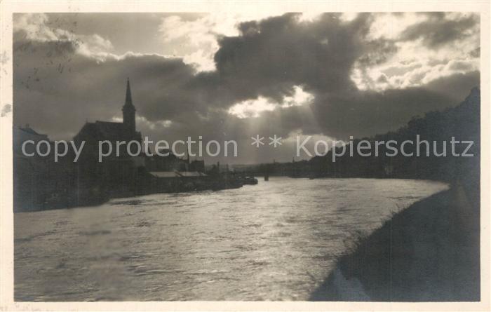 PAssAU Bayern Sonnenuntergang