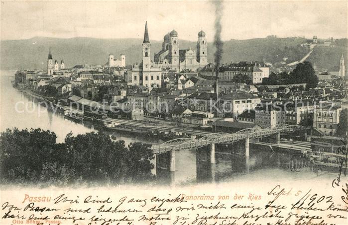 PAssAU Bayern Panorama von der Ries