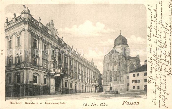 PAssAU Bayern Bischoefliche Residenz Residenzplatz