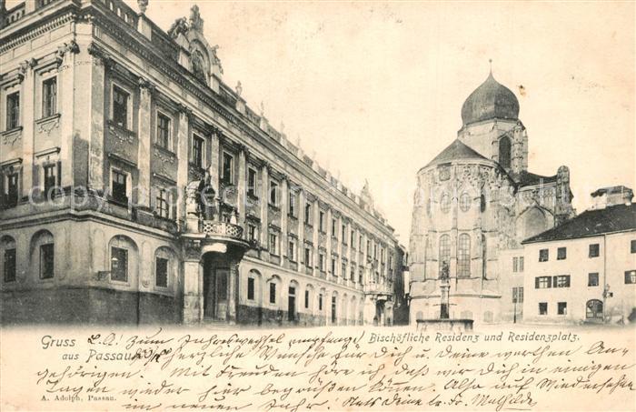 PAssAU Bayern Bischoefliche Residenz Residenzplatz