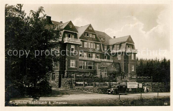 Gabelbach Thueringen Berghotel