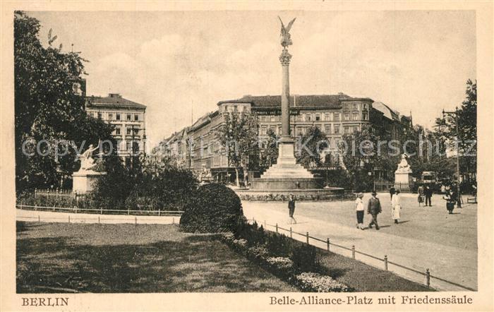 BERLIN  CITY Belle Alliance Platz Friedenssaeule