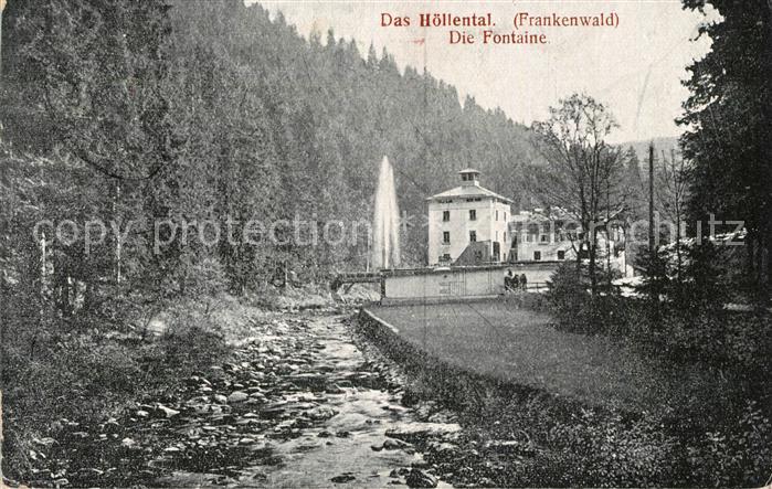 Hoellental Frankenwald Fontaine