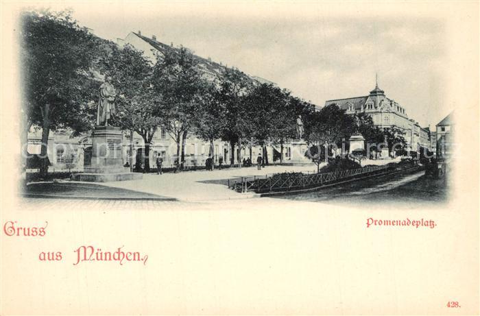 Muenchen Bayern Promenadeplatz