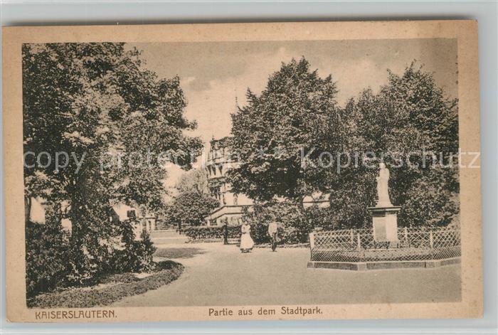 Kaiserslautern Partie aus dem Stadtpark