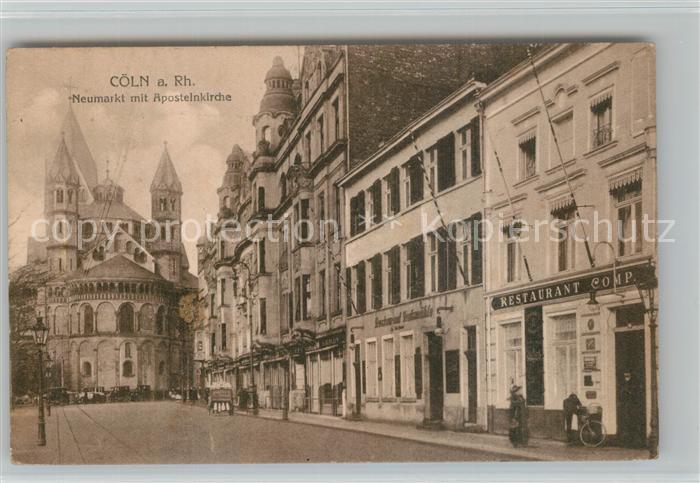 Coeln Rhein Neumarkt Apostelnkirche