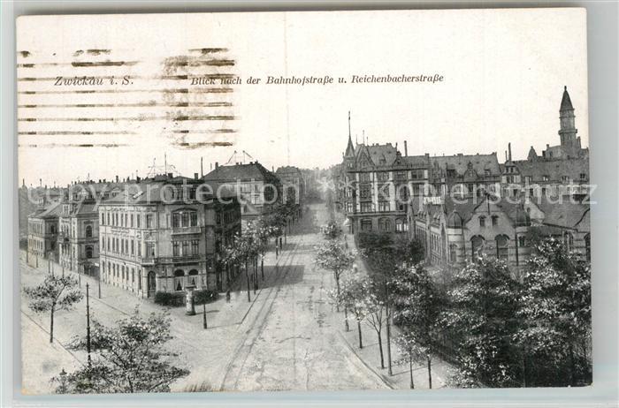 Zwickau Sachsen Bahnhofstrasse Reichenbacher Strasse
