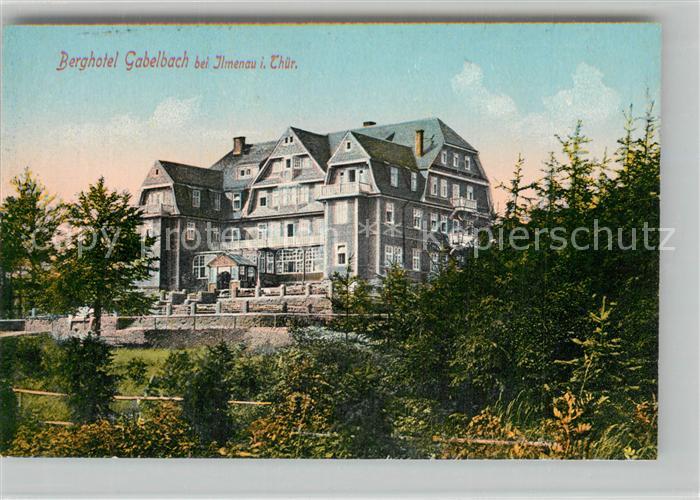 Gabelbach Thueringen Berghotel Gabelbach