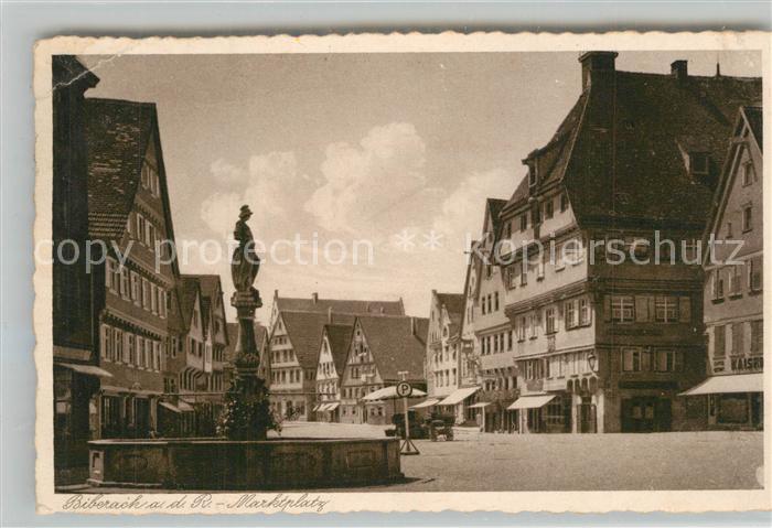 Biberach Riss Marktplatz