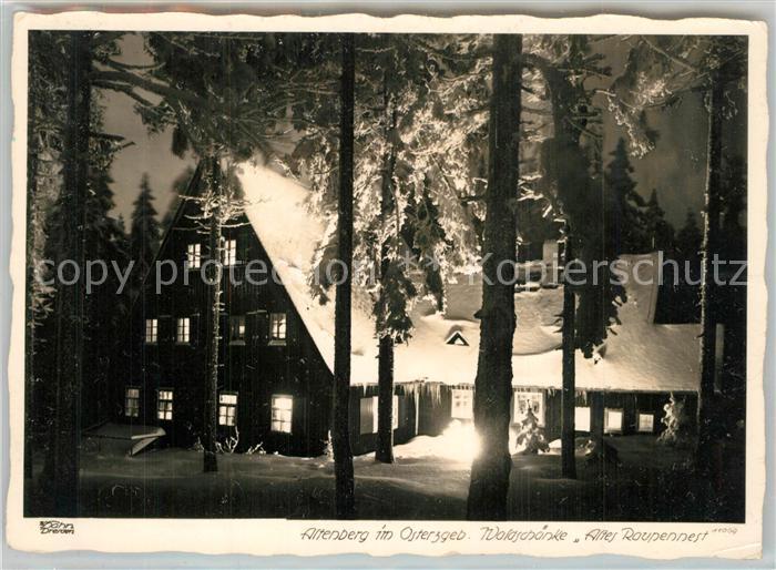 Altenberg Erzgebirge Waldschaenke Altes Raupennest