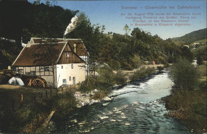 Dahlerbrueck loermühle Volmetal *