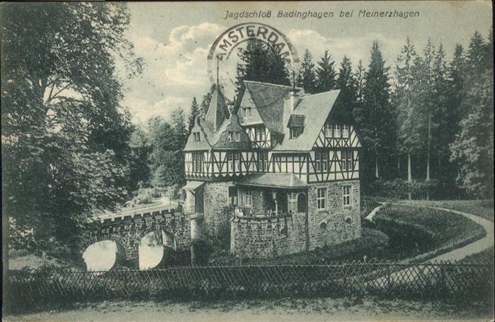 Meinerzhagen Jagd Schloss Badinghaden
