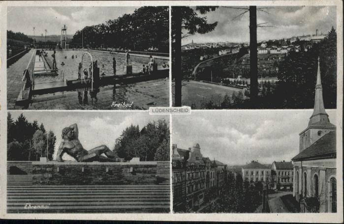 Luedenscheid reibad Ehrenmal Kirche