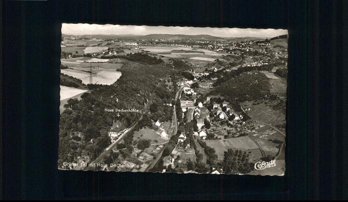Iserlohn Bahnhofs Gaststätte Fliegeraufnahme
