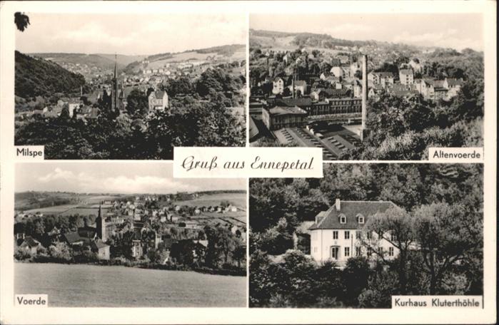 Ennepetal Milspe Voerde Kurhaus Kluterthöhe Alten
