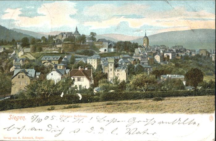 Siegen Westfalen Siegen Oberes Schloss