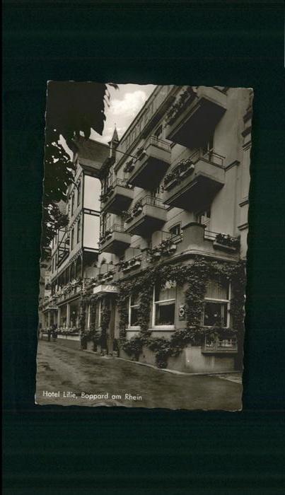 Boppard Rhein Boppard Hotel Lilie Rhein